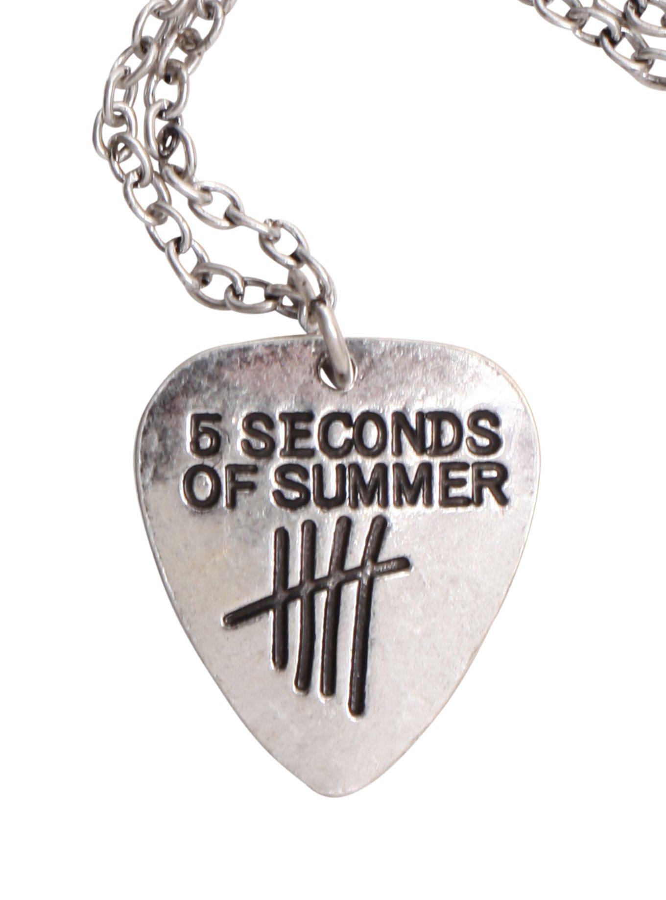 5 Seconds Of Summer Guitar Pick Necklace, , hi-res