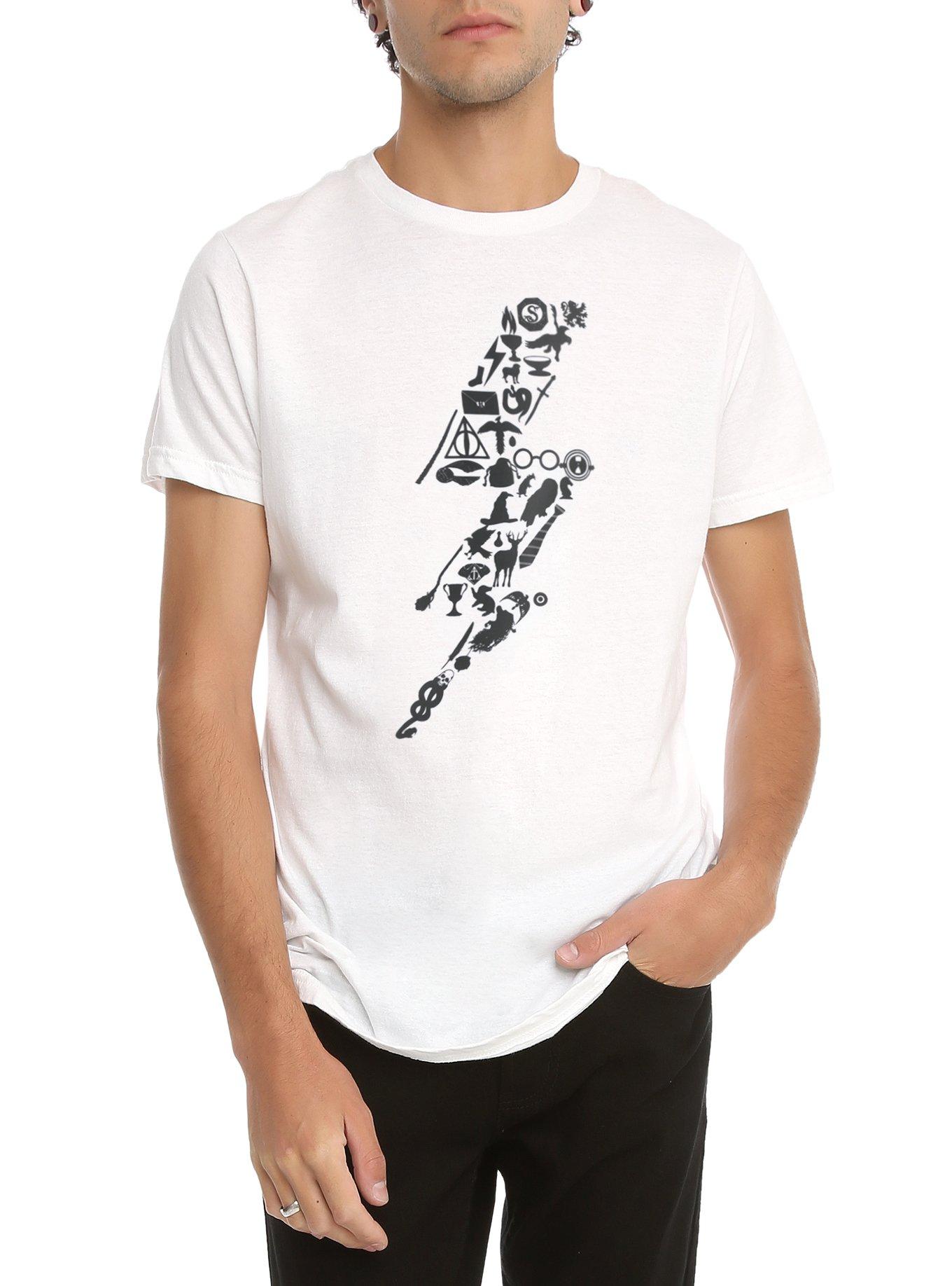 Lightning Bolt Mens Rider T-Shirt (White)