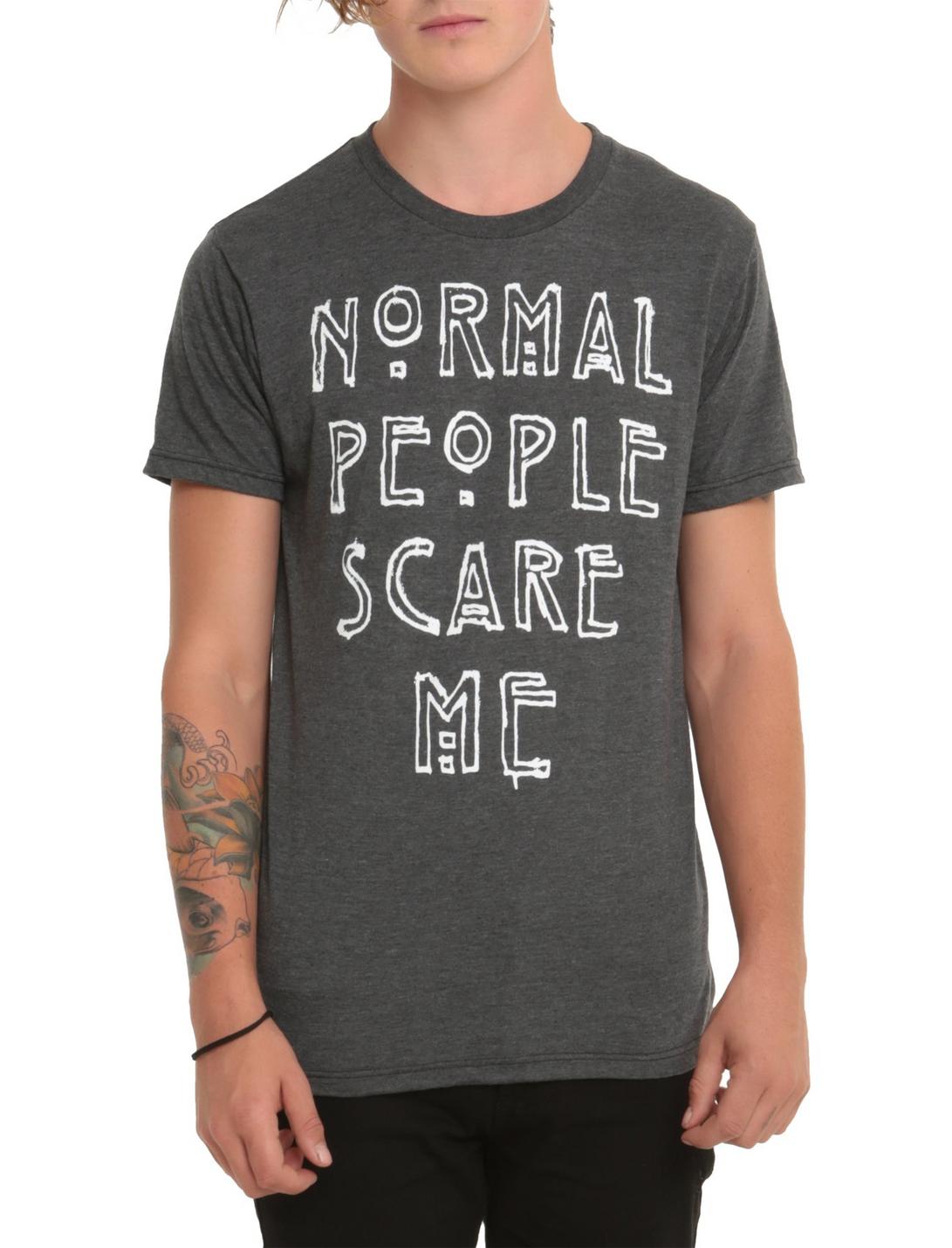 American Horror Story Normal People Scare Me T-Shirt, DARK GRAY, hi-res