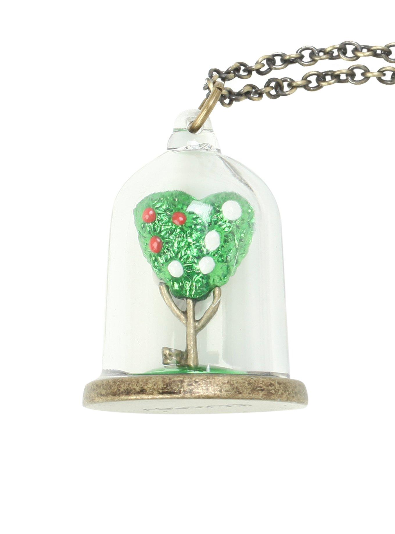 Disney Alice In Wonderland Queen Of Hearts Tree Necklace, , hi-res