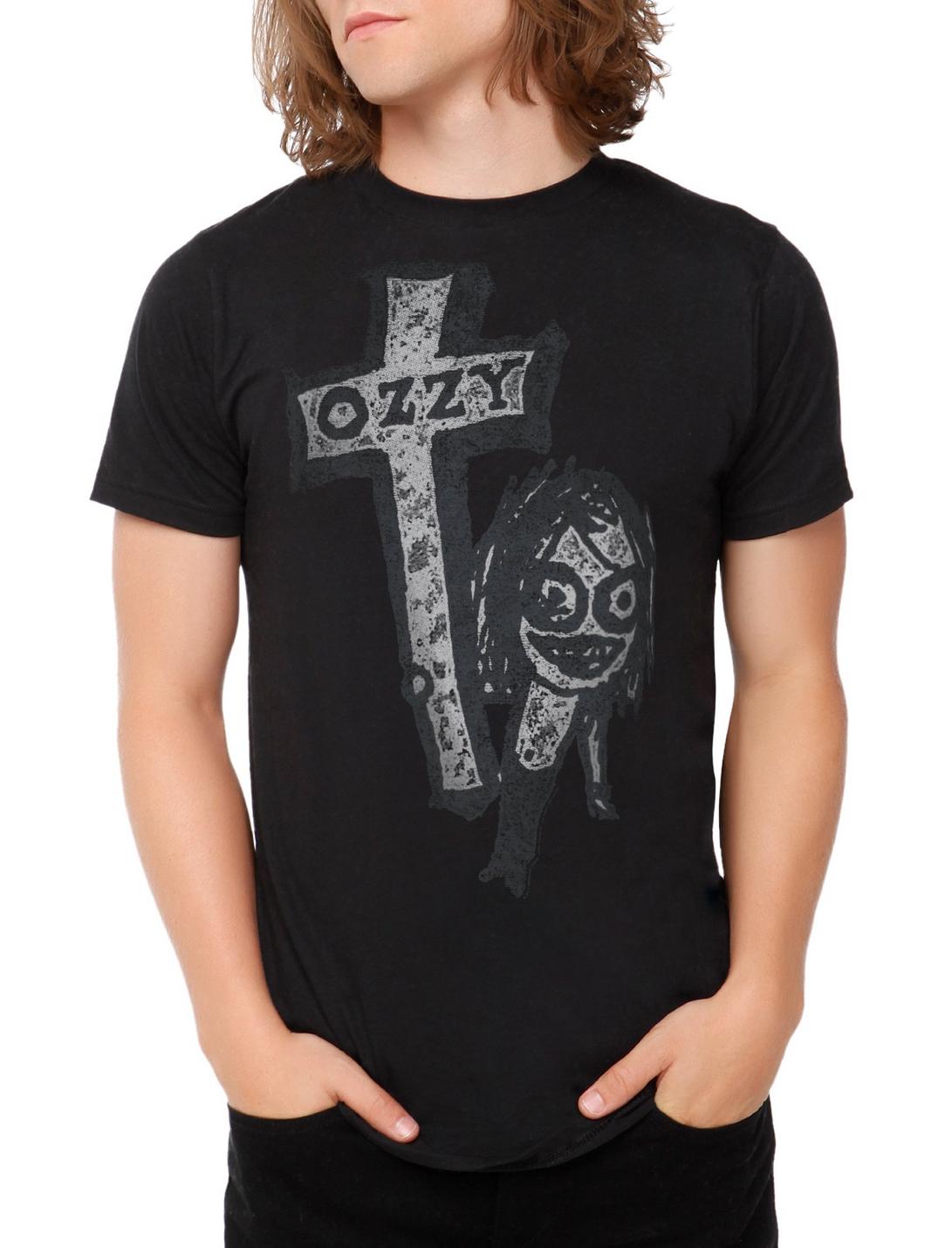 Ozzy Osbourne Stick Figure T-Shirt, BLACK, hi-res