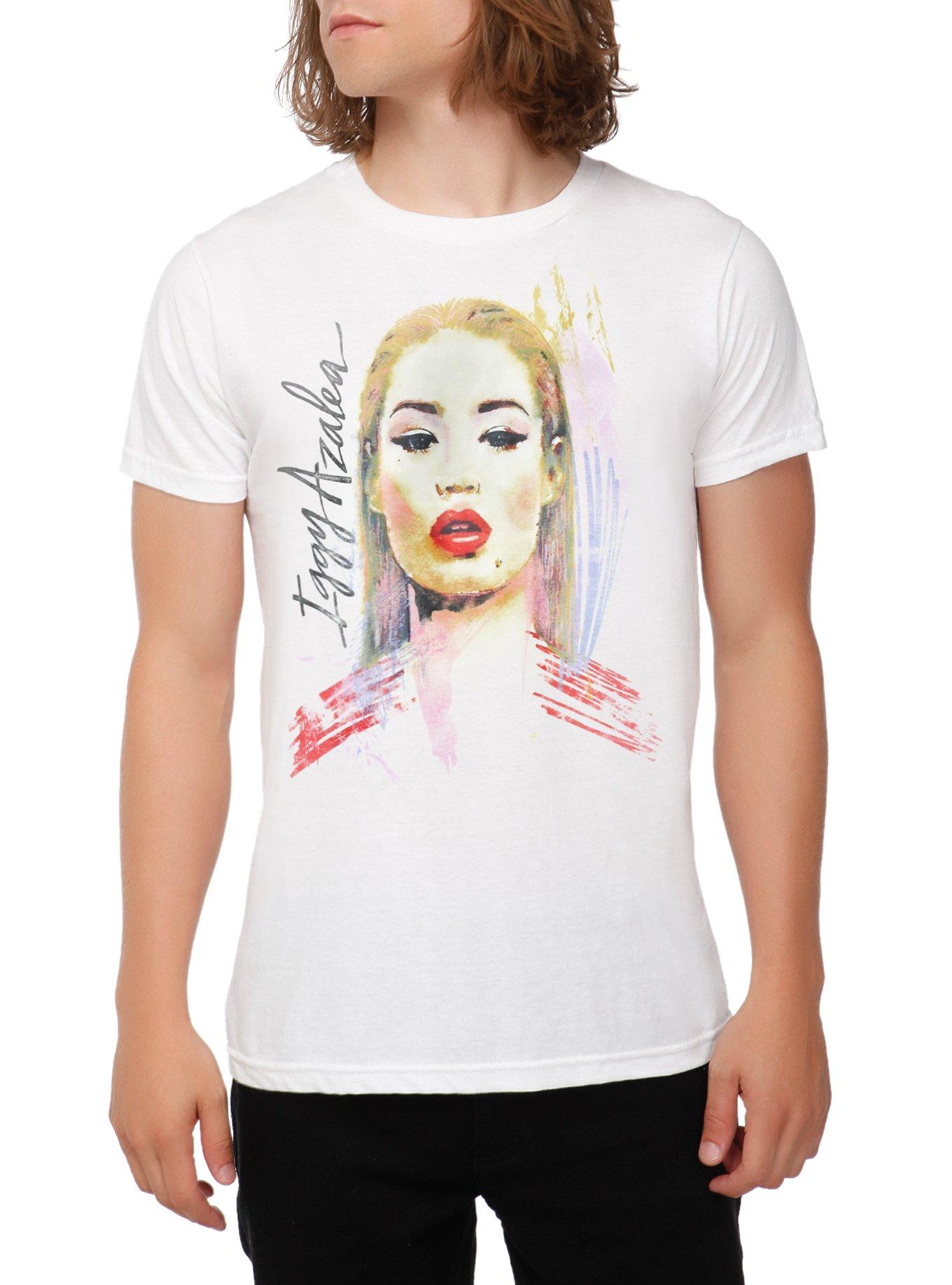 Iggy Azalea Painting T-Shirt, , hi-res