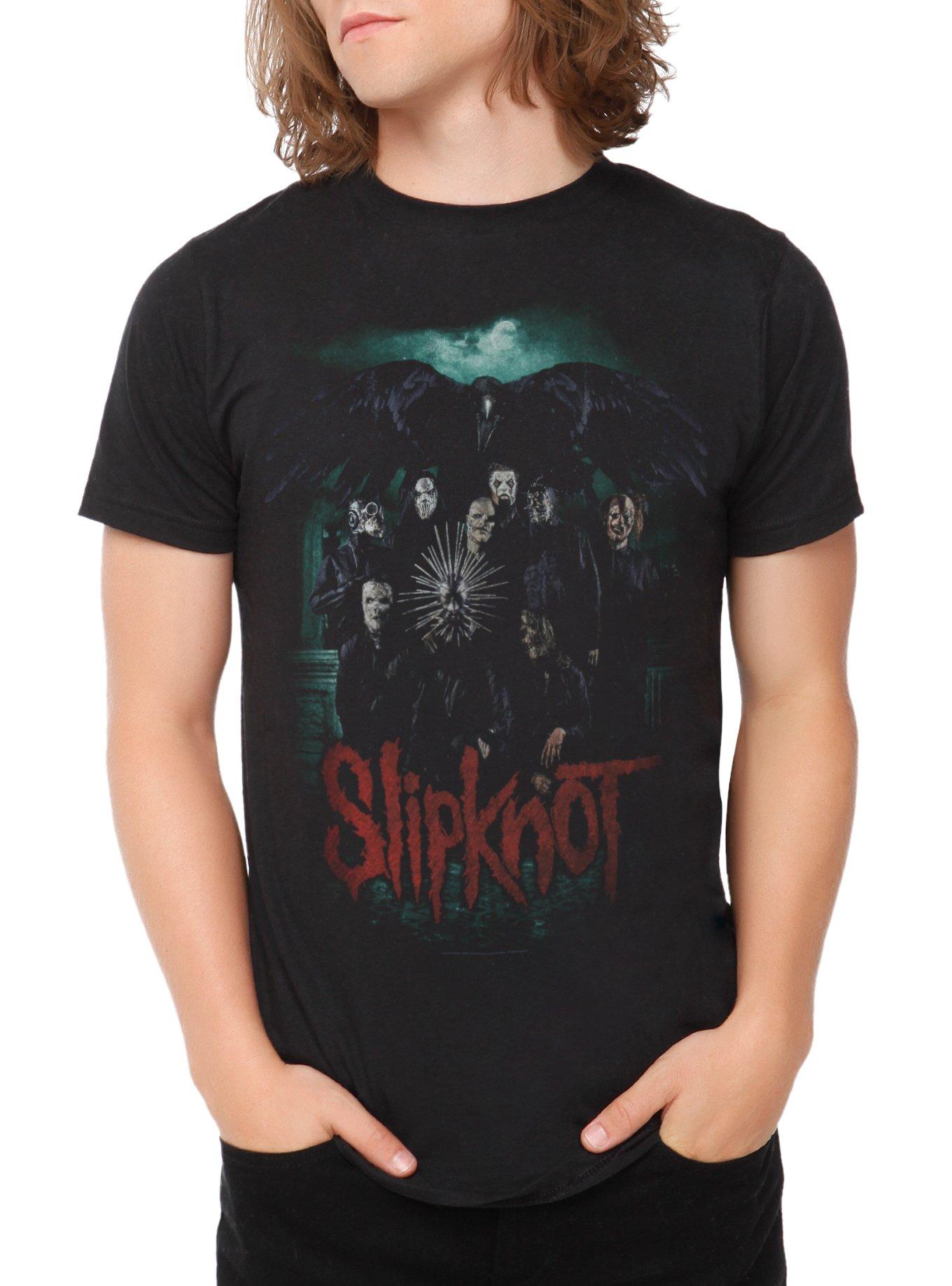 Slipknot Crow T-Shirt, BLACK, hi-res