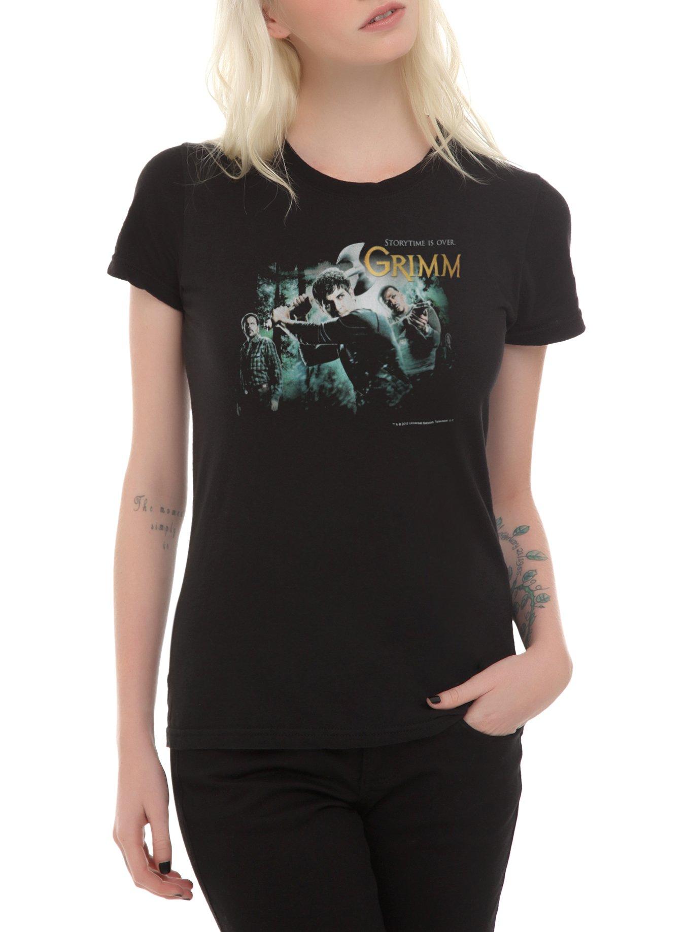 Grimm Storytime Is Over Girls T-Shirt, BLACK, hi-res