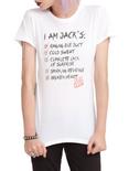Fight Club I Am Jack's Checklist Girls T-Shirt, BLACK, hi-res