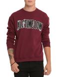 All Time Low Logo Crew Pullover, BURGUNDY, hi-res