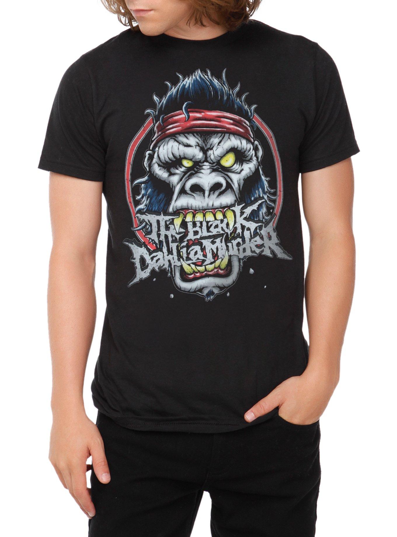 The Black Dahlia Murder Gorilla T-Shirt, BLACK, hi-res