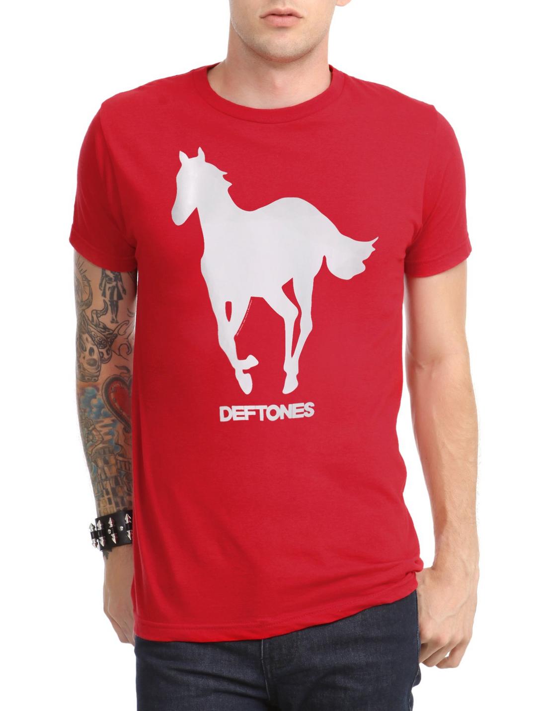 Deftones White Pony T-Shirt, RED, hi-res