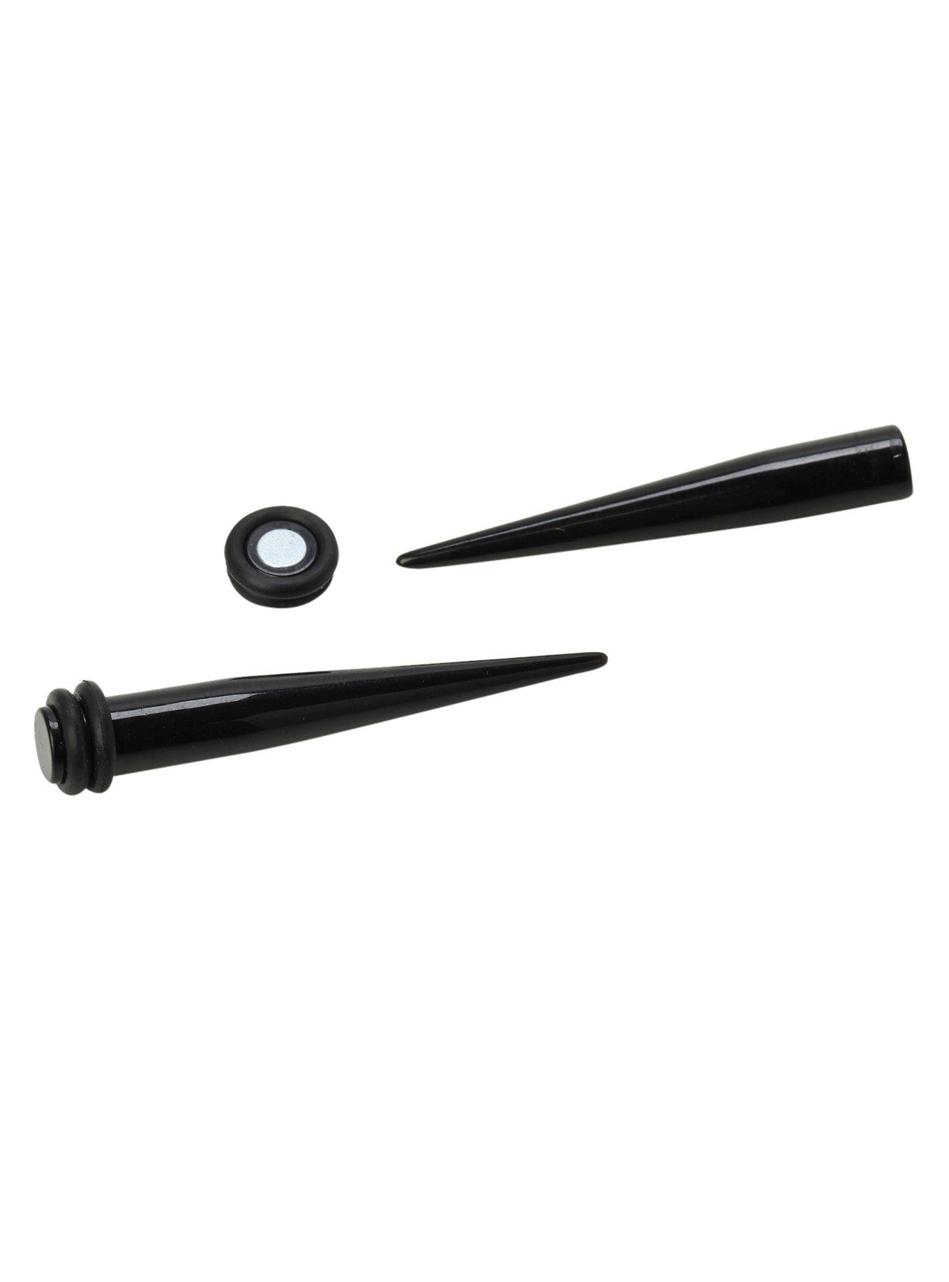 Black Magnetic Faux Plug 2 Pack, , hi-res