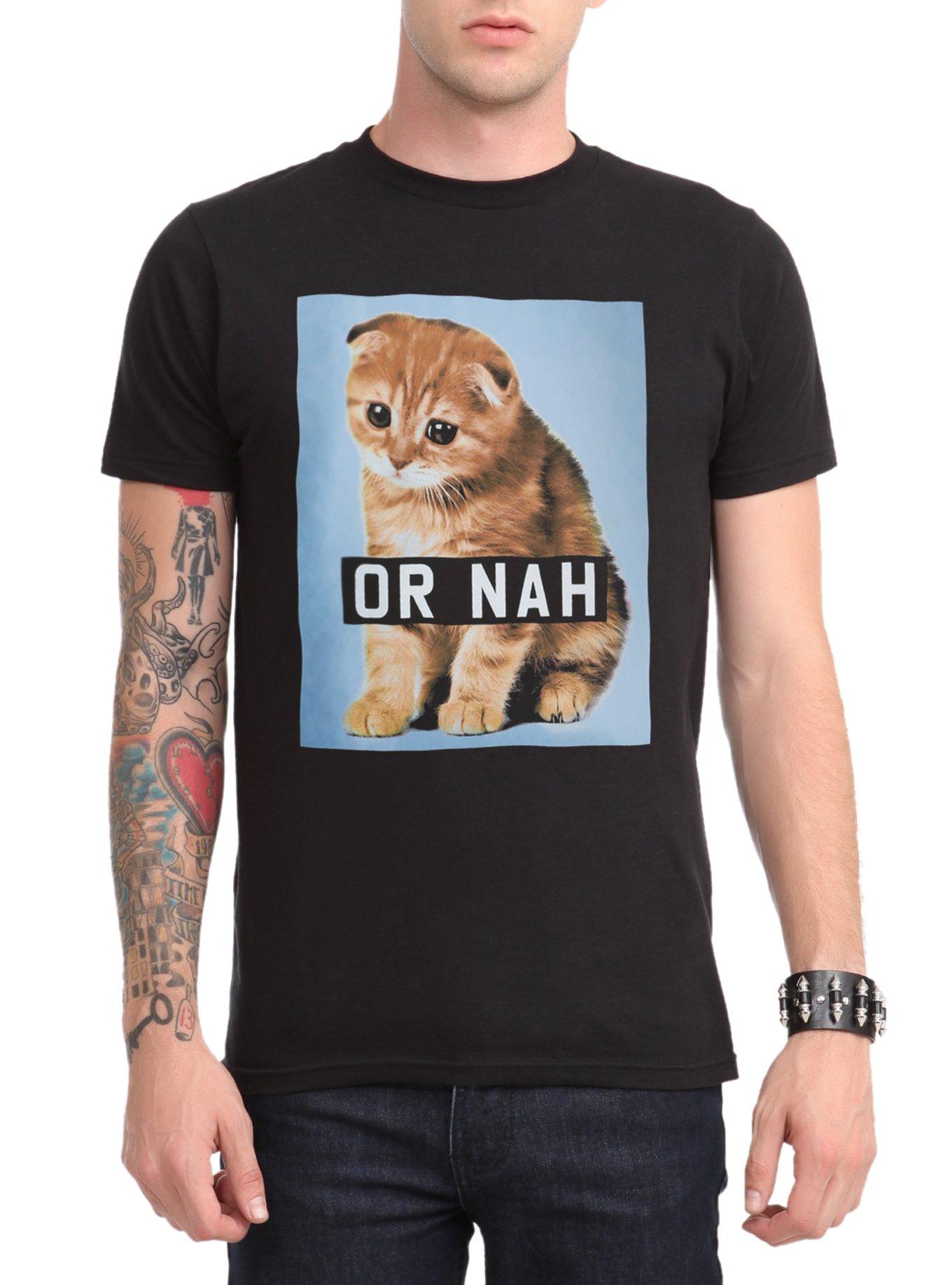 Kitten Or Nah T-Shirt, BLACK, hi-res