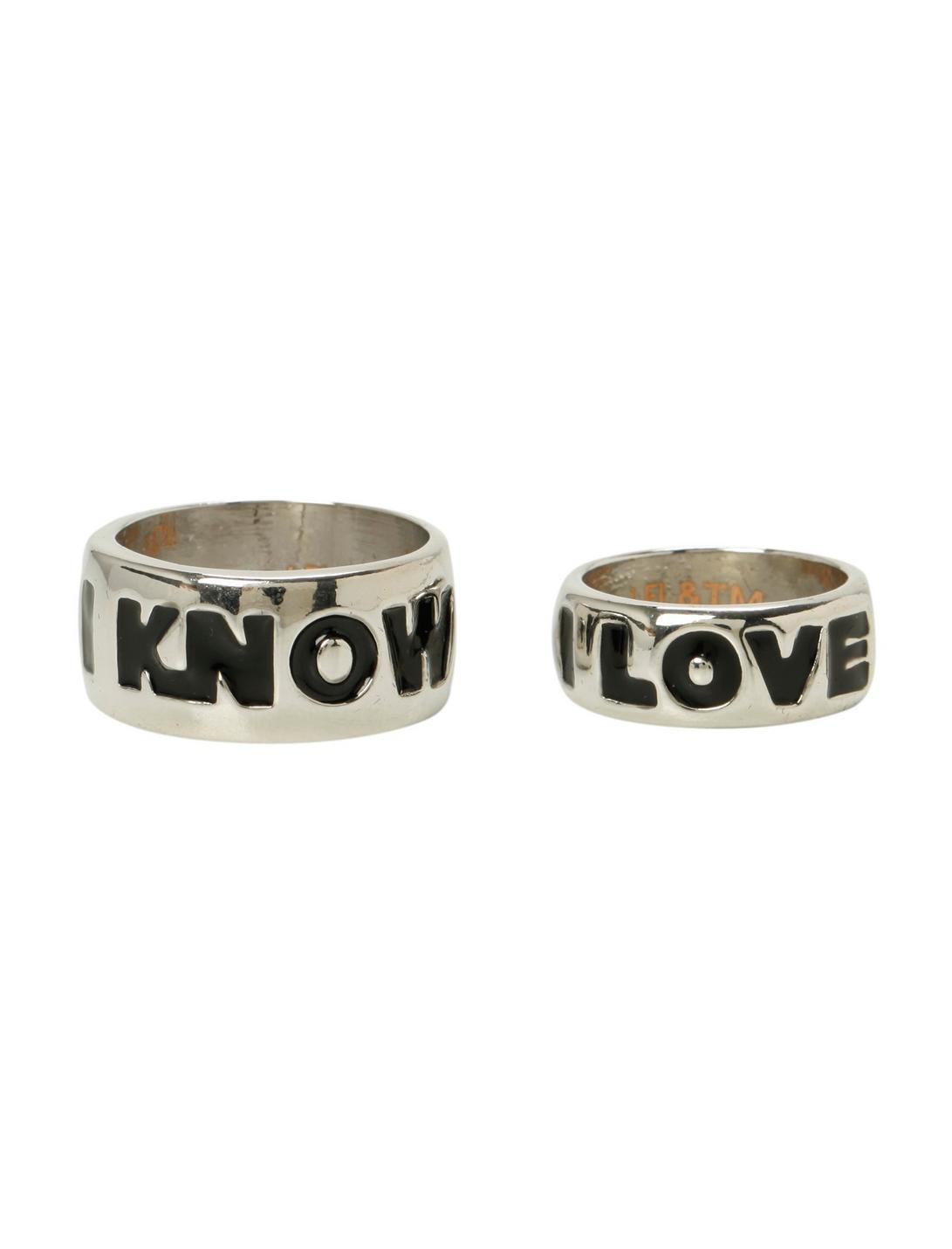 Star Wars I Love You I Know His And Hers Ring Set, , hi-res