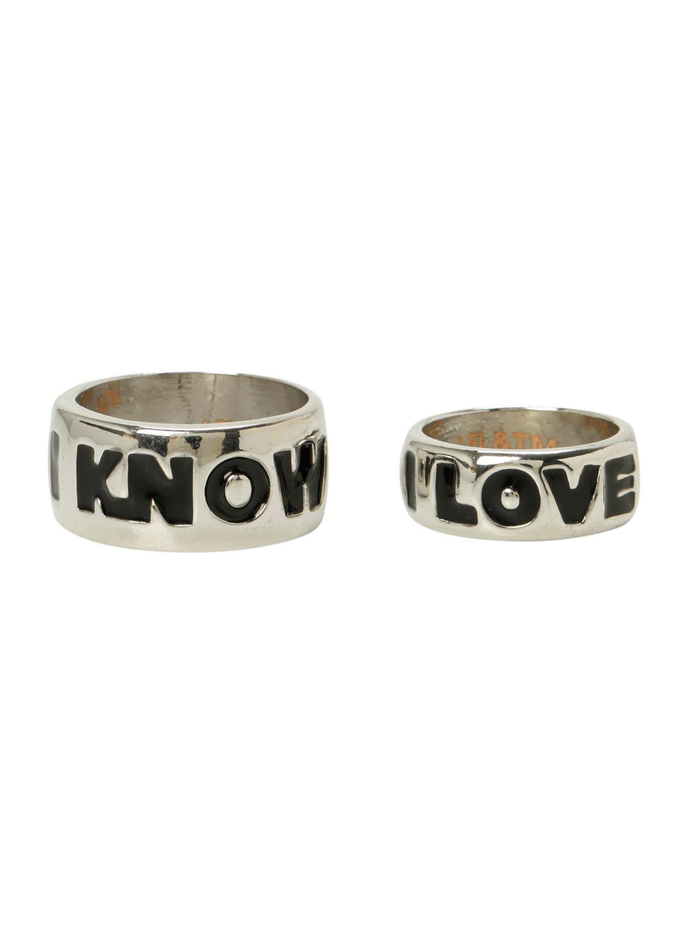 Star Wars I Love You I Know His And Hers Ring Set, , hi-res