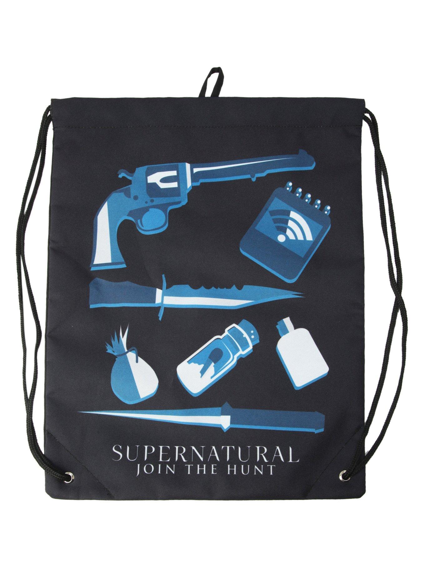 Supernatural Icons Cinch Back Sack, , hi-res