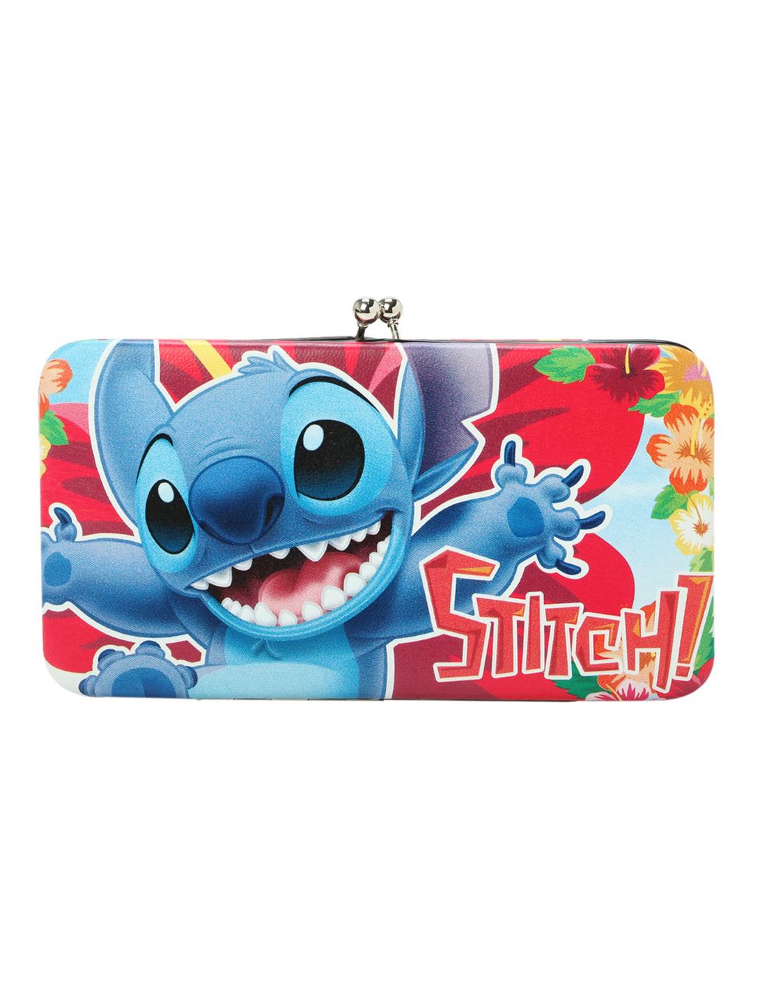 Disney Lilo & Stitch Hibiscus Kisslock Hinge Wallet, , hi-res