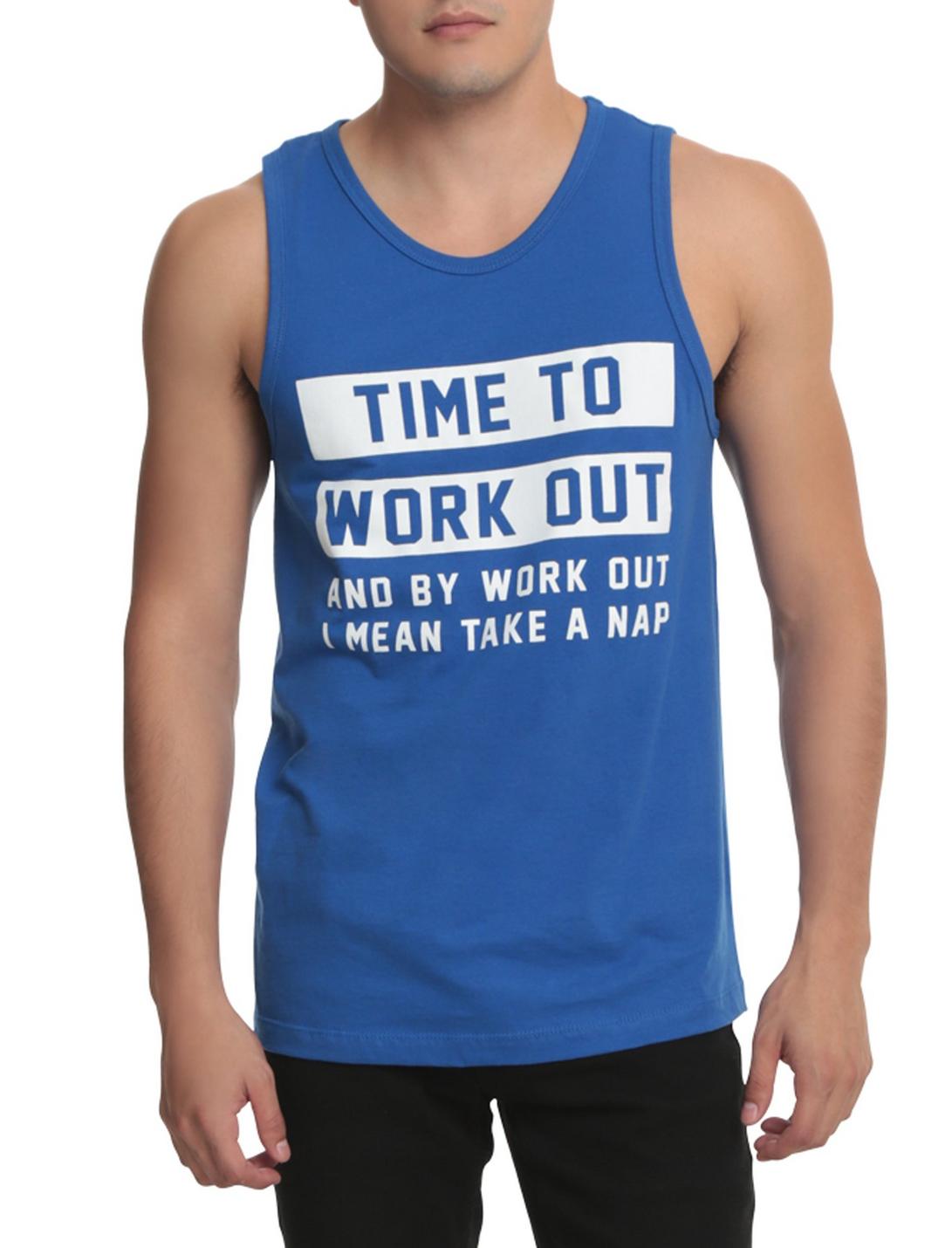 Time To Work Out Tank Top, , hi-res