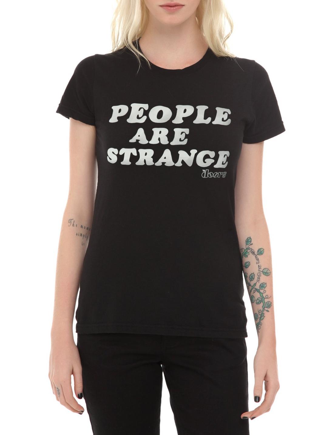 The Door People Are Strange Girls T-Shirt, BLACK, hi-res