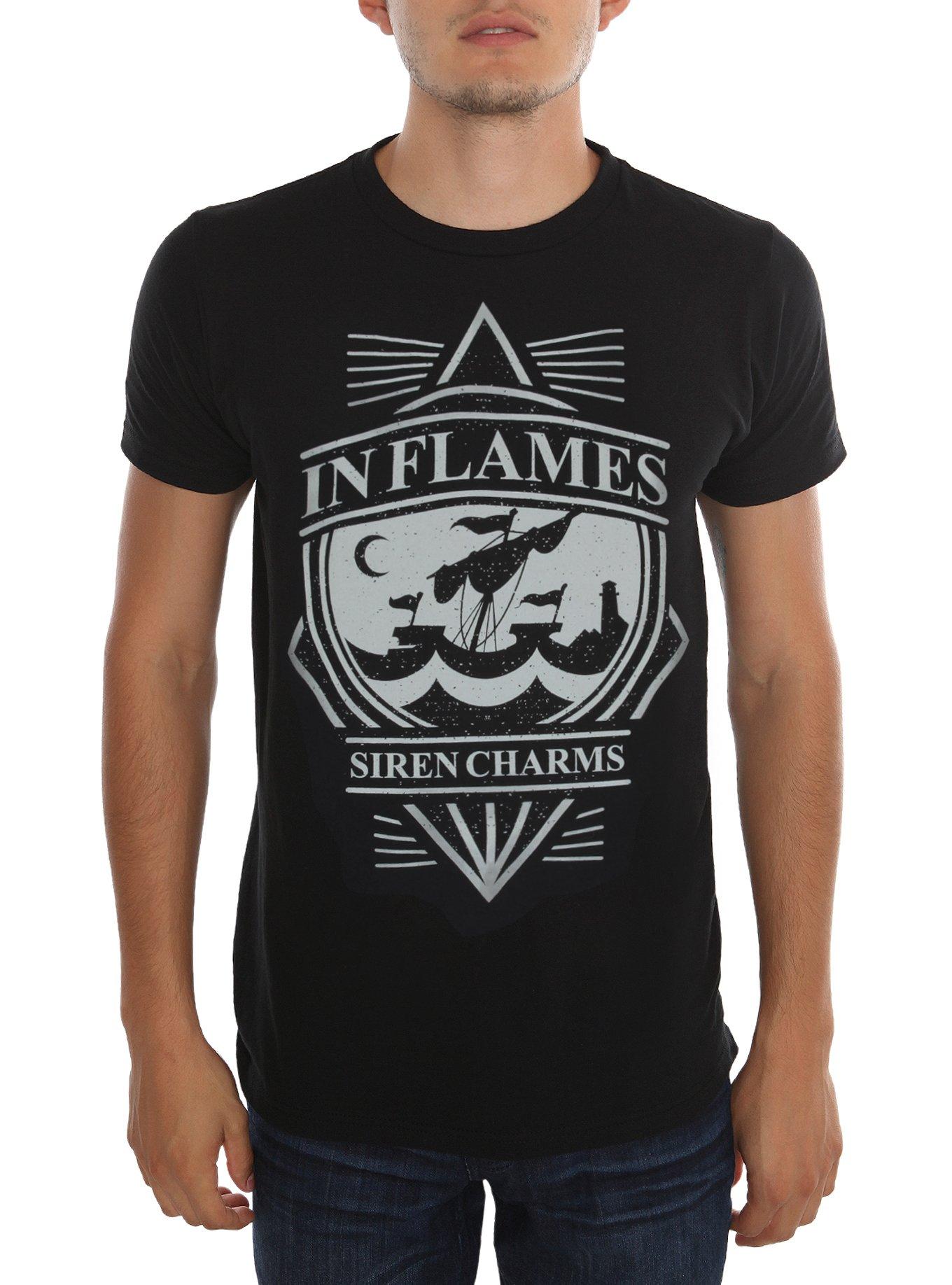 In Flames Siren Charms T-Shirt, BLACK, hi-res
