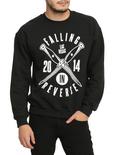 Falling In Reverse Switchblades Crew Pullover, BLACK, hi-res