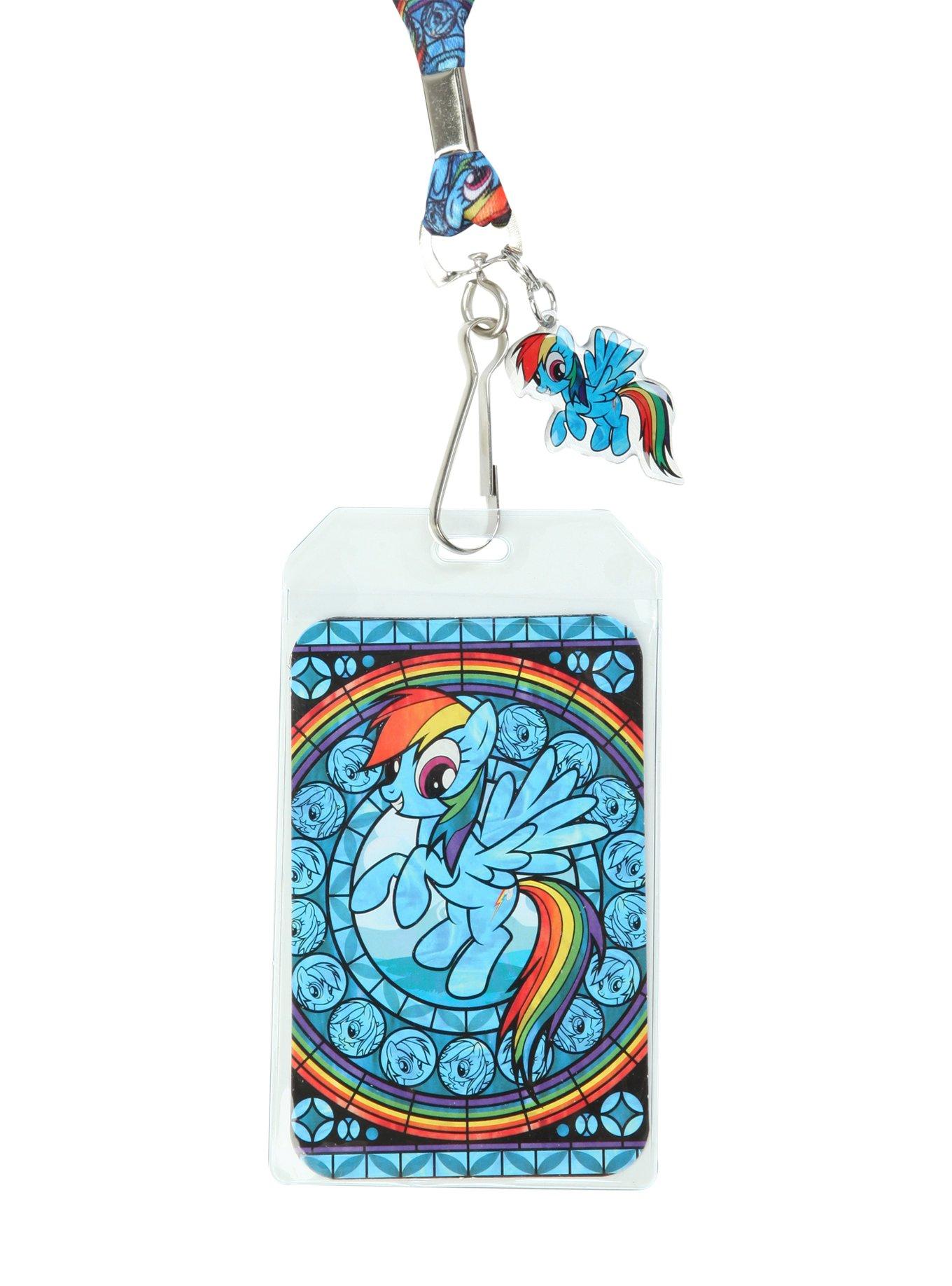 My Little Pony Rainbow Dash Stained Glass Lanyard | Hot Topic