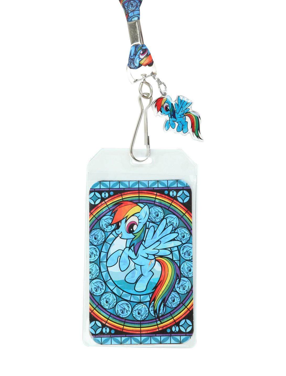 My Little Pony Rainbow Dash Stained Glass Lanyard, , hi-res