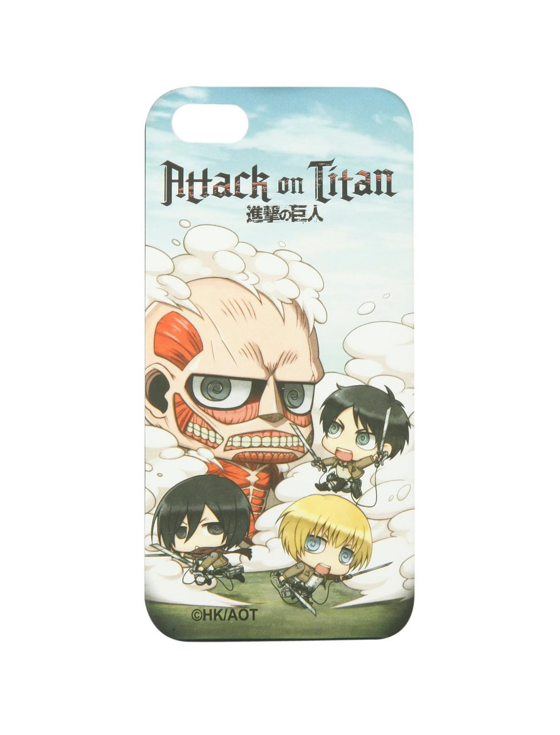 Attack On Titan Chibi Characters iPhone 5 Case, , hi-res