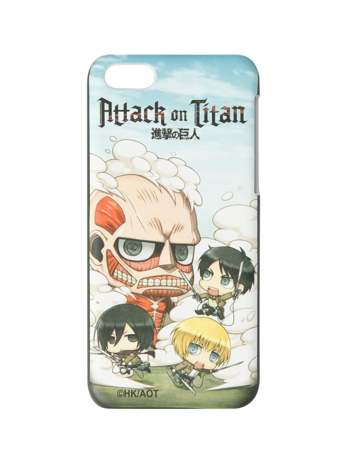 Attack On Titan Chibi iPhone 5C Case, , hi-res