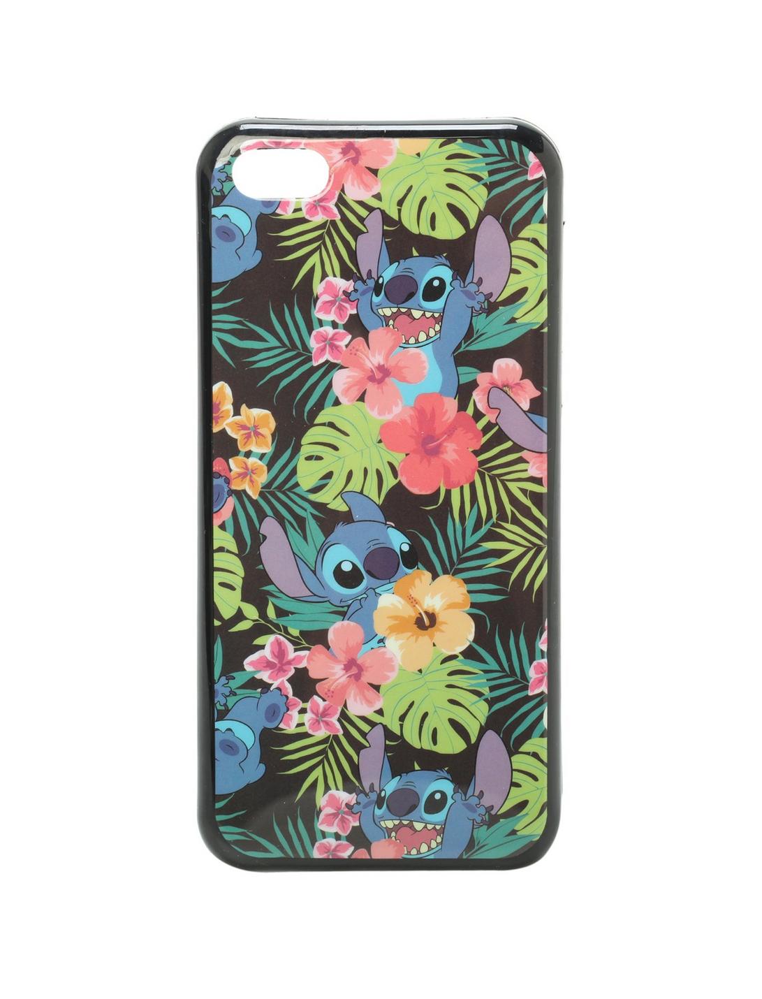 Disney Lilo & Stitch Floral iPhone 5 Case, , hi-res