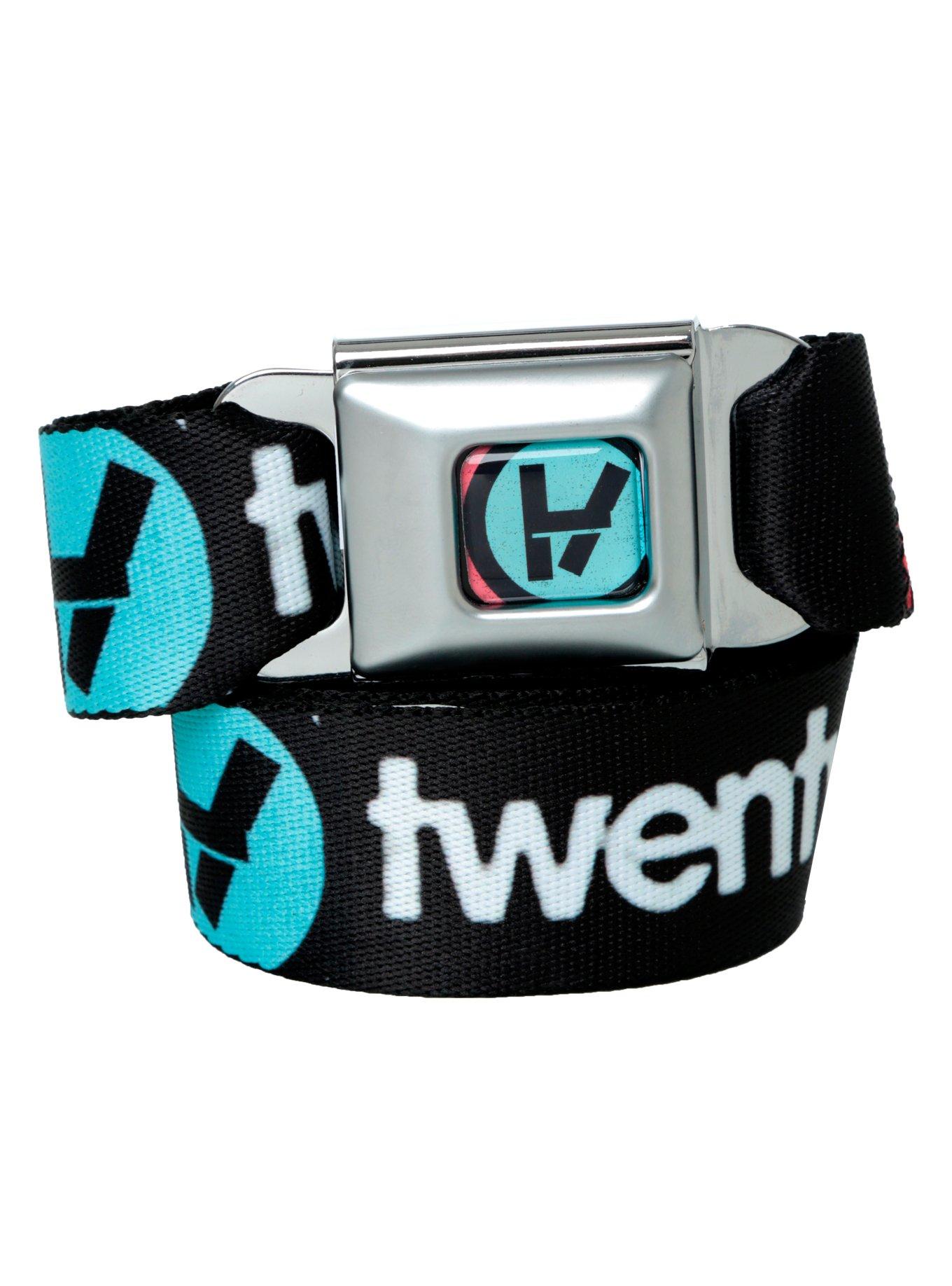 Twenty One Pilots Logo Seat Belt Belt, , hi-res