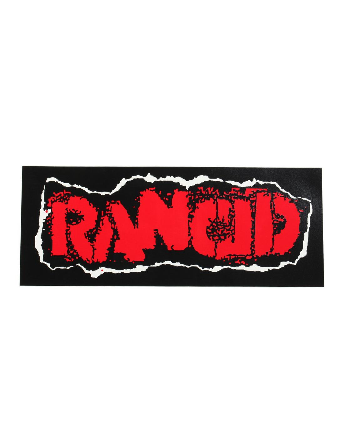 Rancid Logo Sticker, , hi-res
