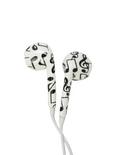 MiCase Music Note Print Earbuds, , hi-res