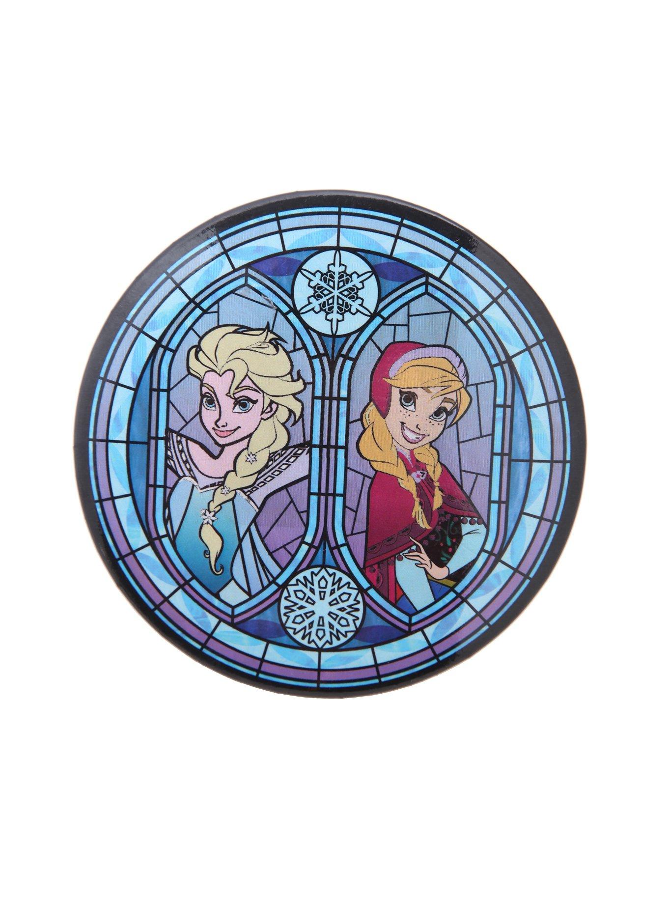 Disney Frozen Stained Glass Button Mirror, , hi-res