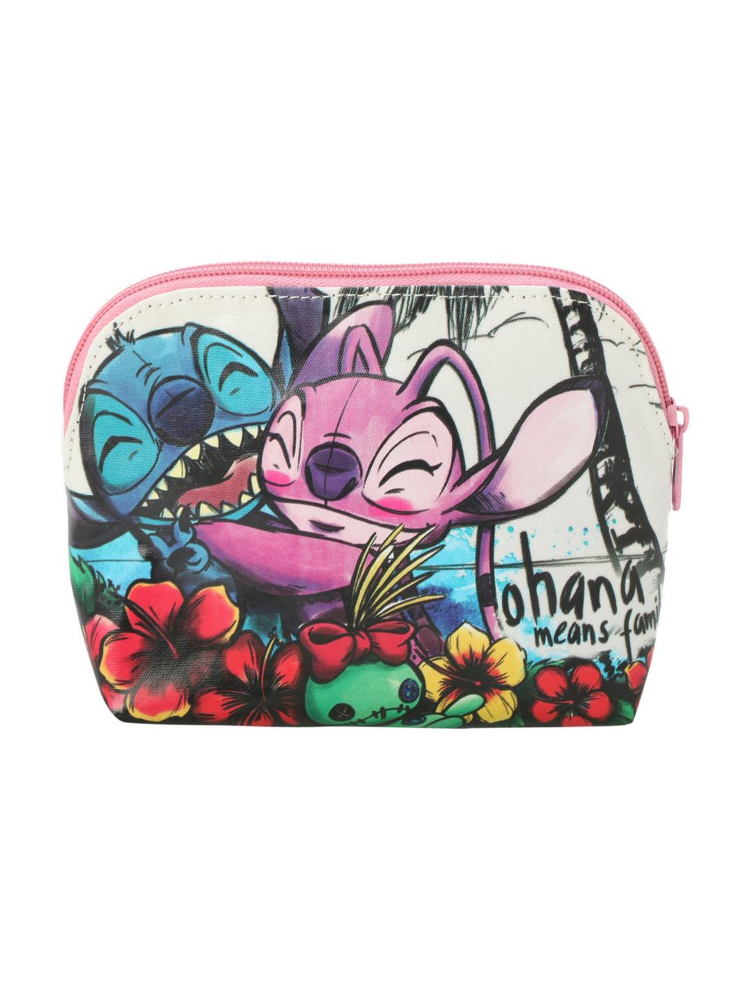Disney Lilo & Stitch Angel Ohana Cosmetic Bag, , hi-res