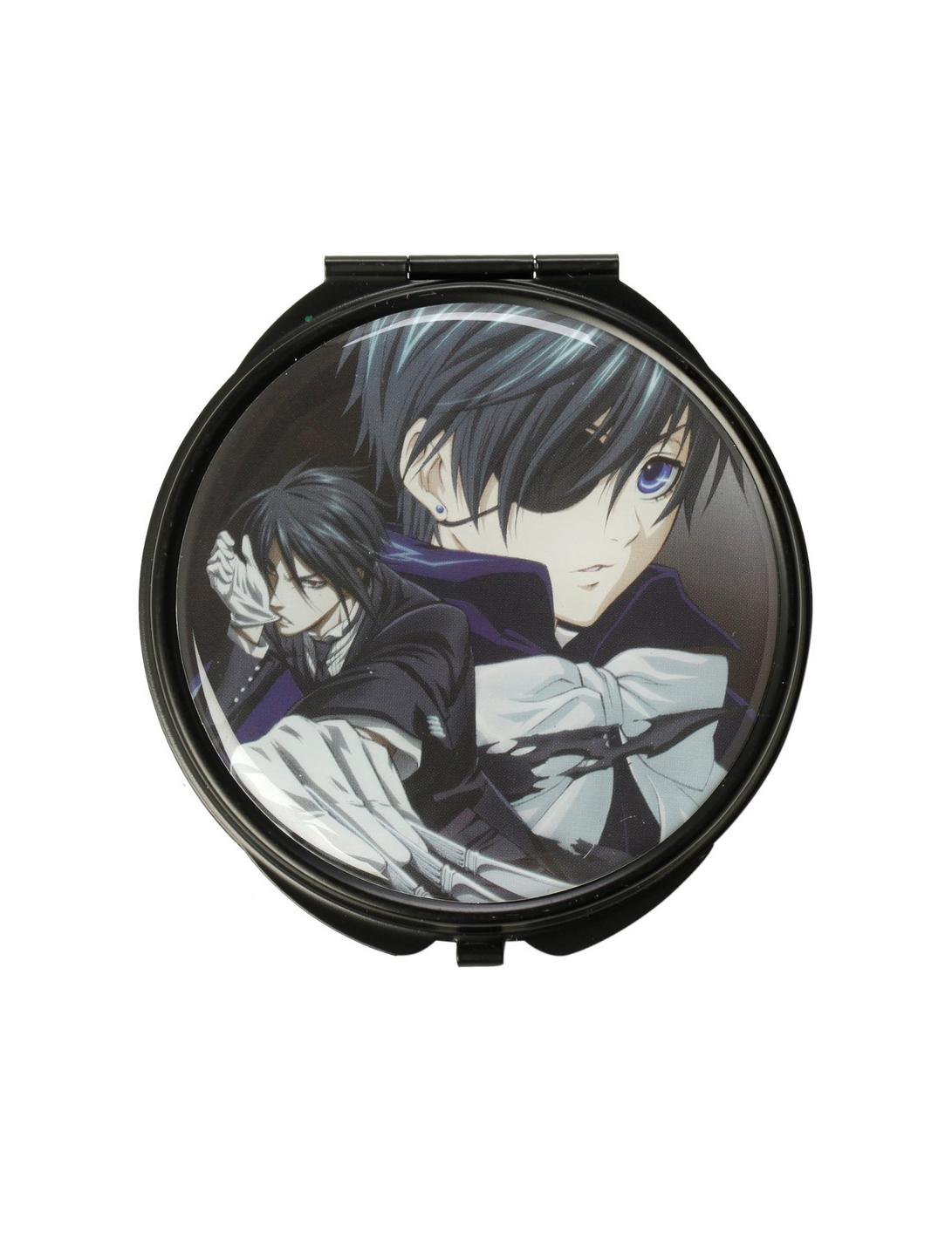 Black Butler Ciel & Sebastian Circular Hinge Mirror, , hi-res