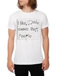 Music More Than People T-Shirt, WHITE, hi-res