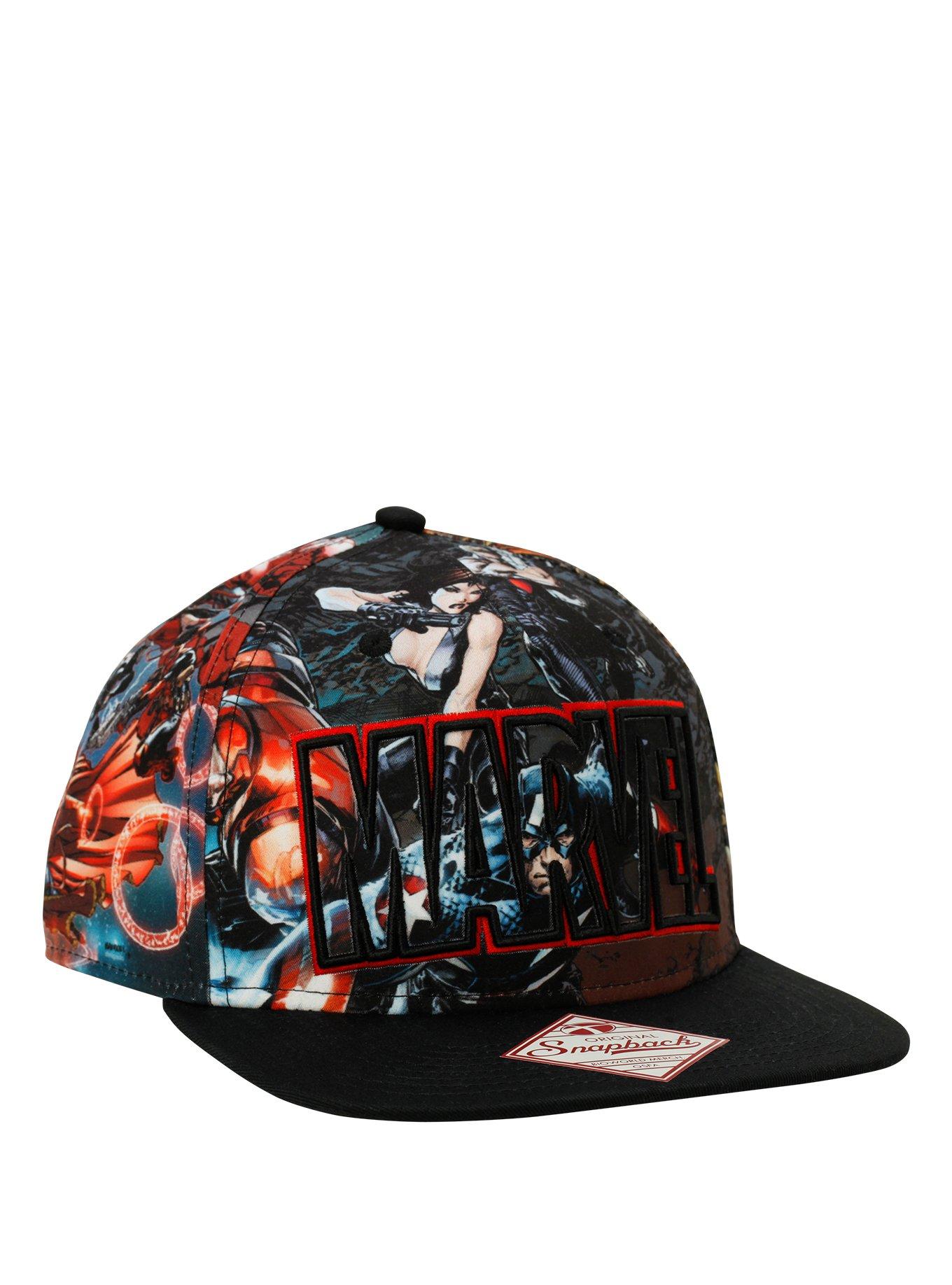 Marvel Logo The Avengers Sublimation Snapback Hat | Hot Topic