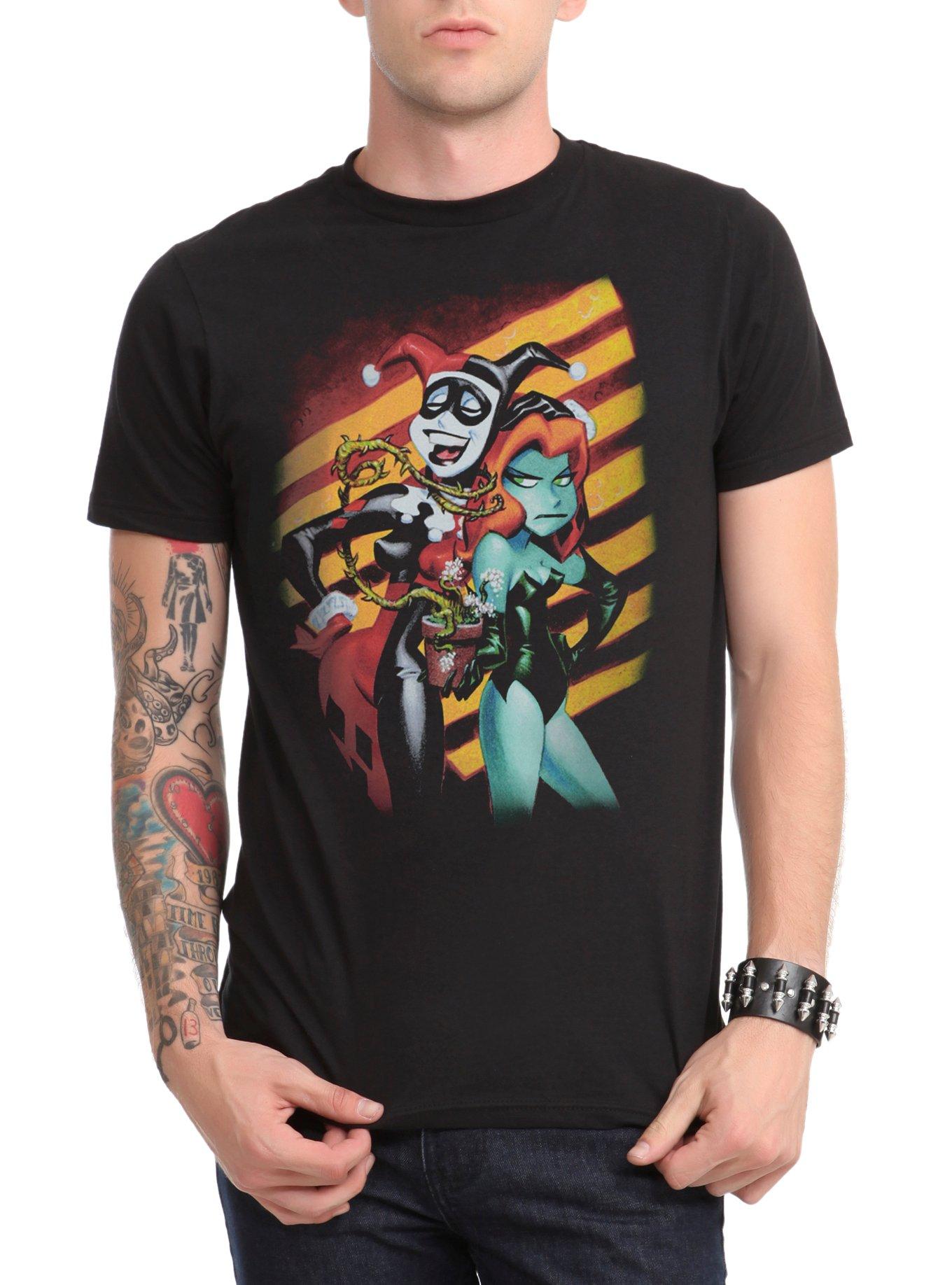 Batman: The Animated Series Harley & Ivy T-Shirt, BLACK, hi-res