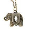 LOVEsick Elephant Clock Long Necklace, , hi-res