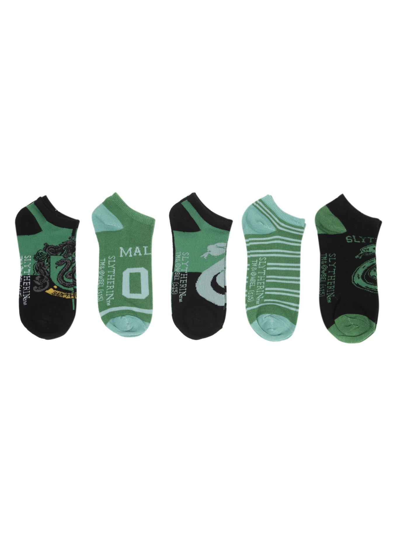 Harry Potter Slytherin No-Show Socks, , hi-res