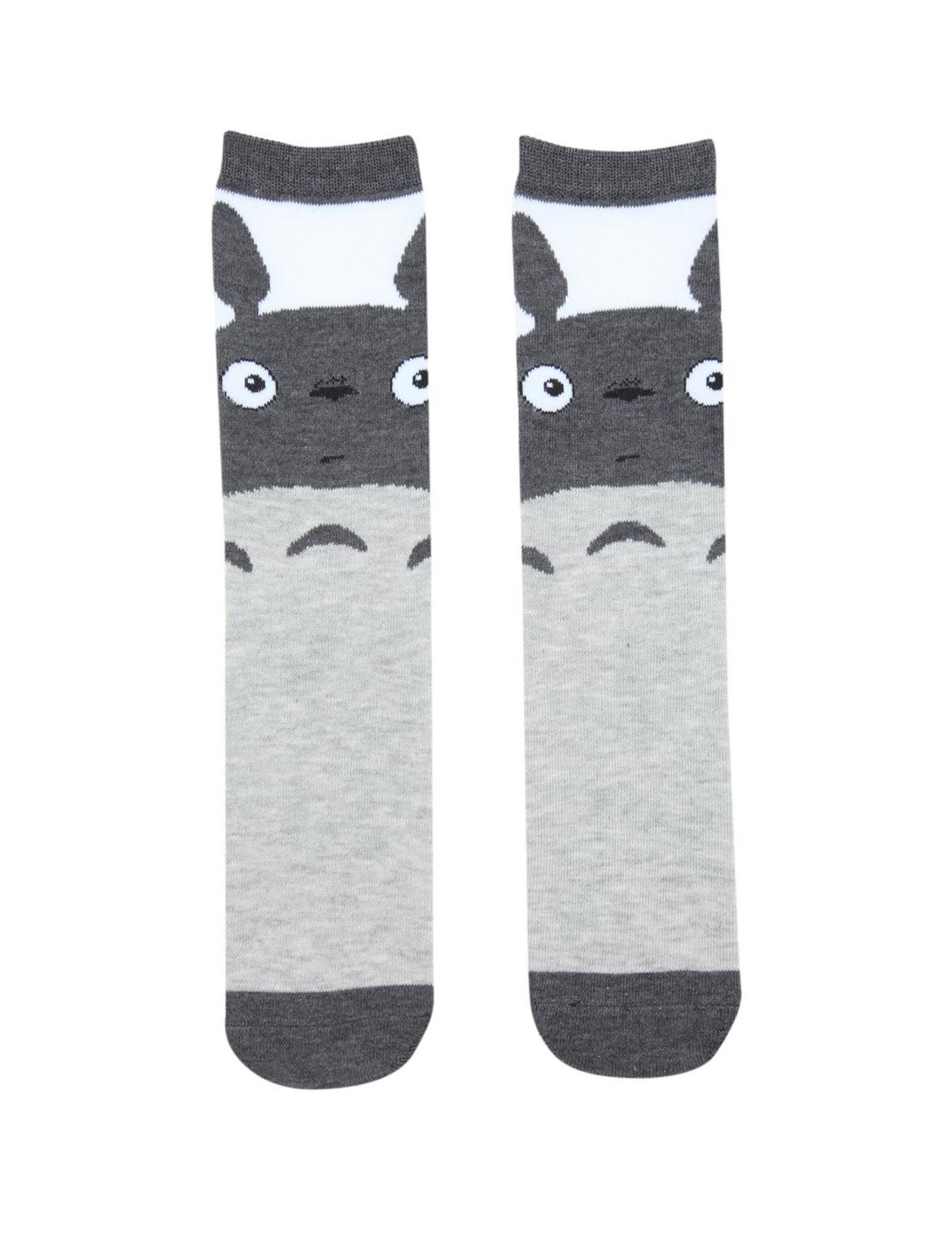 Studio Ghibli My Neighbor Totoro Grey Crew Socks, , hi-res