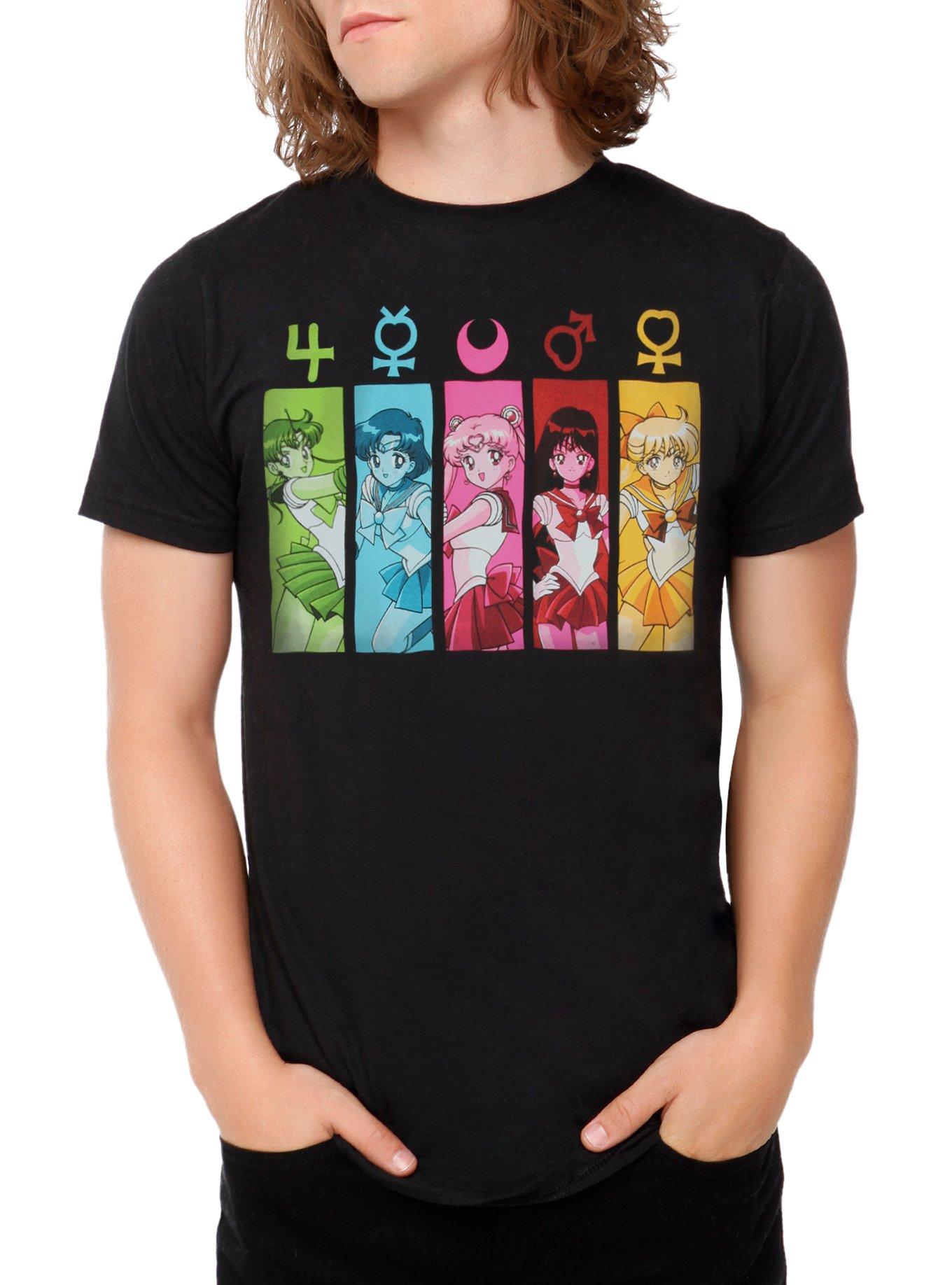 Sailor Moon Group Symbols T-Shirt, , hi-res