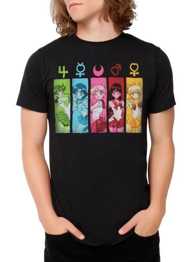 Sailor Moon Group Symbols T-Shirt | Hot Topic