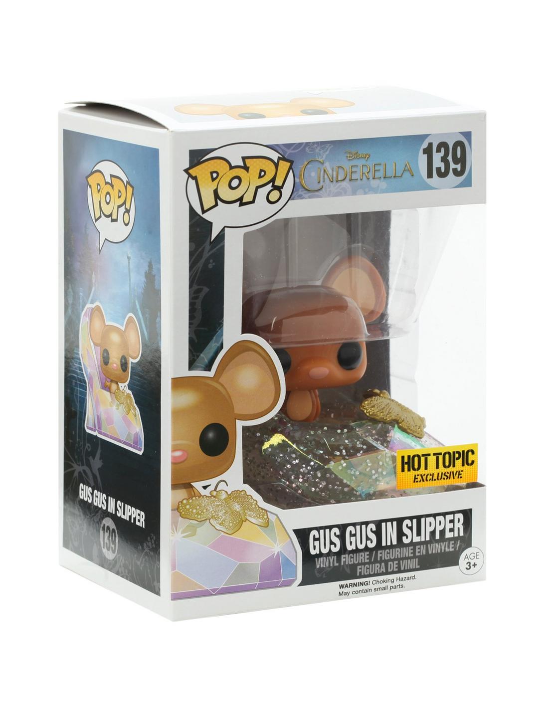 Funko Disney Cinderella Pop! Gus Gus In Slipper Vinyl Figure Hot Topic Exclusive, , hi-res