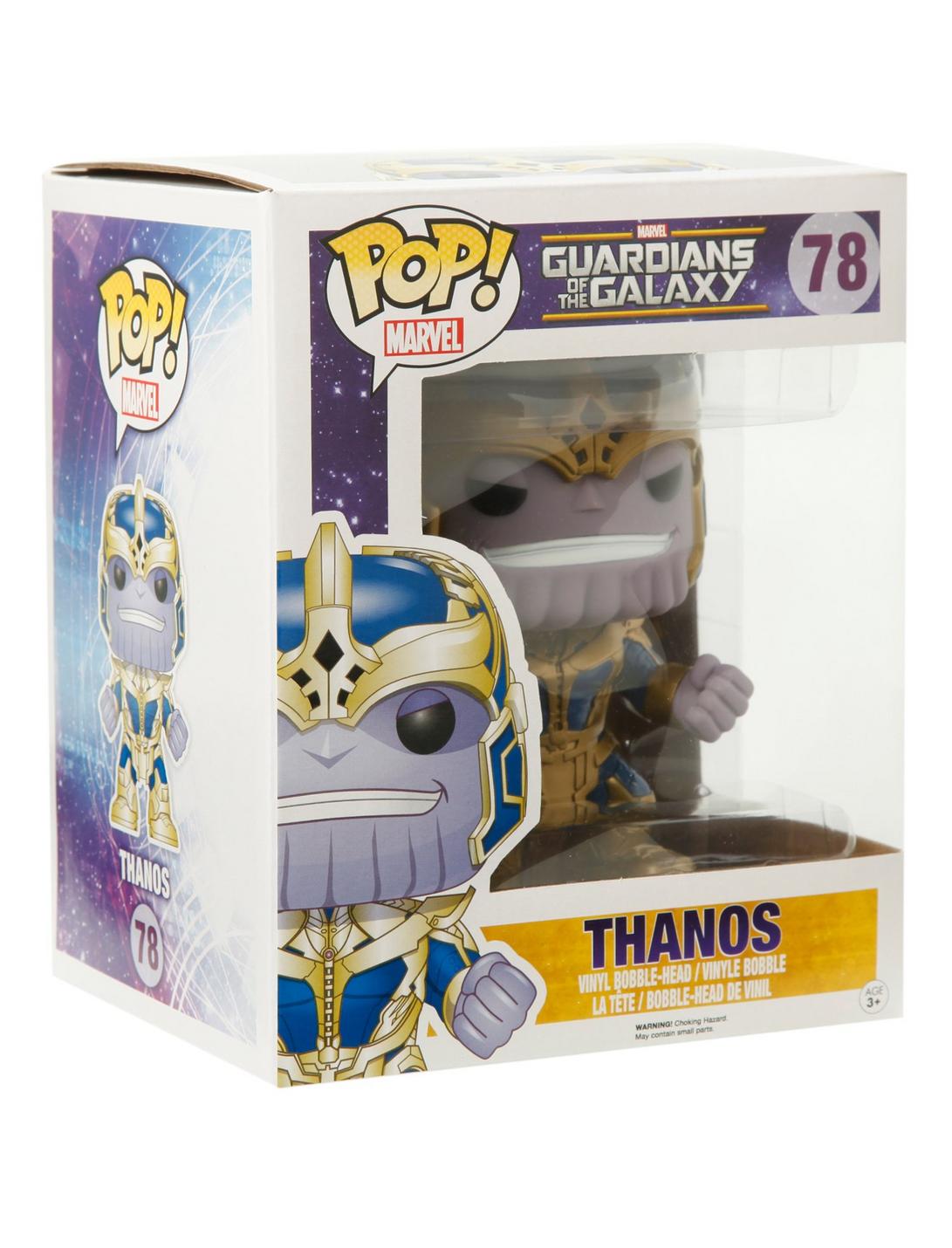 Funko Marvel Guardians Of The Galaxy Pop! Thanos 6" Vinyl Bobble-Head, , hi-res