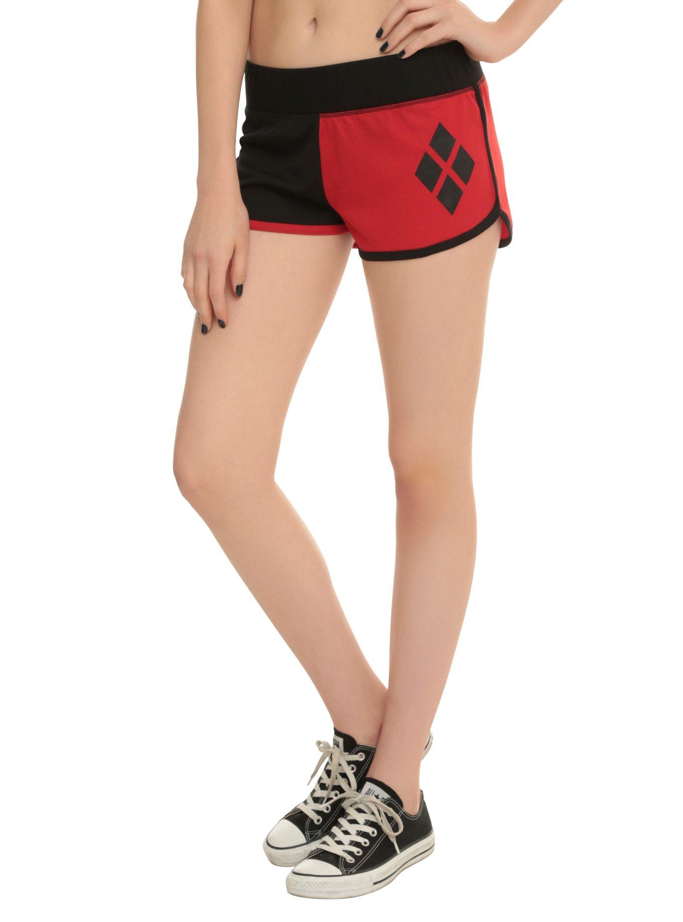 DC Comics Harley Quinn Lounge Shorts, BLACK, hi-res