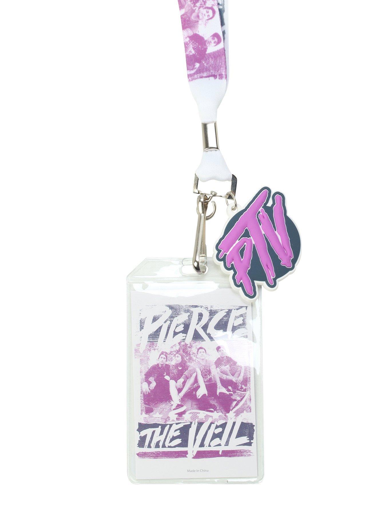 Pierce The Veil Purple Group Lanyard, , hi-res