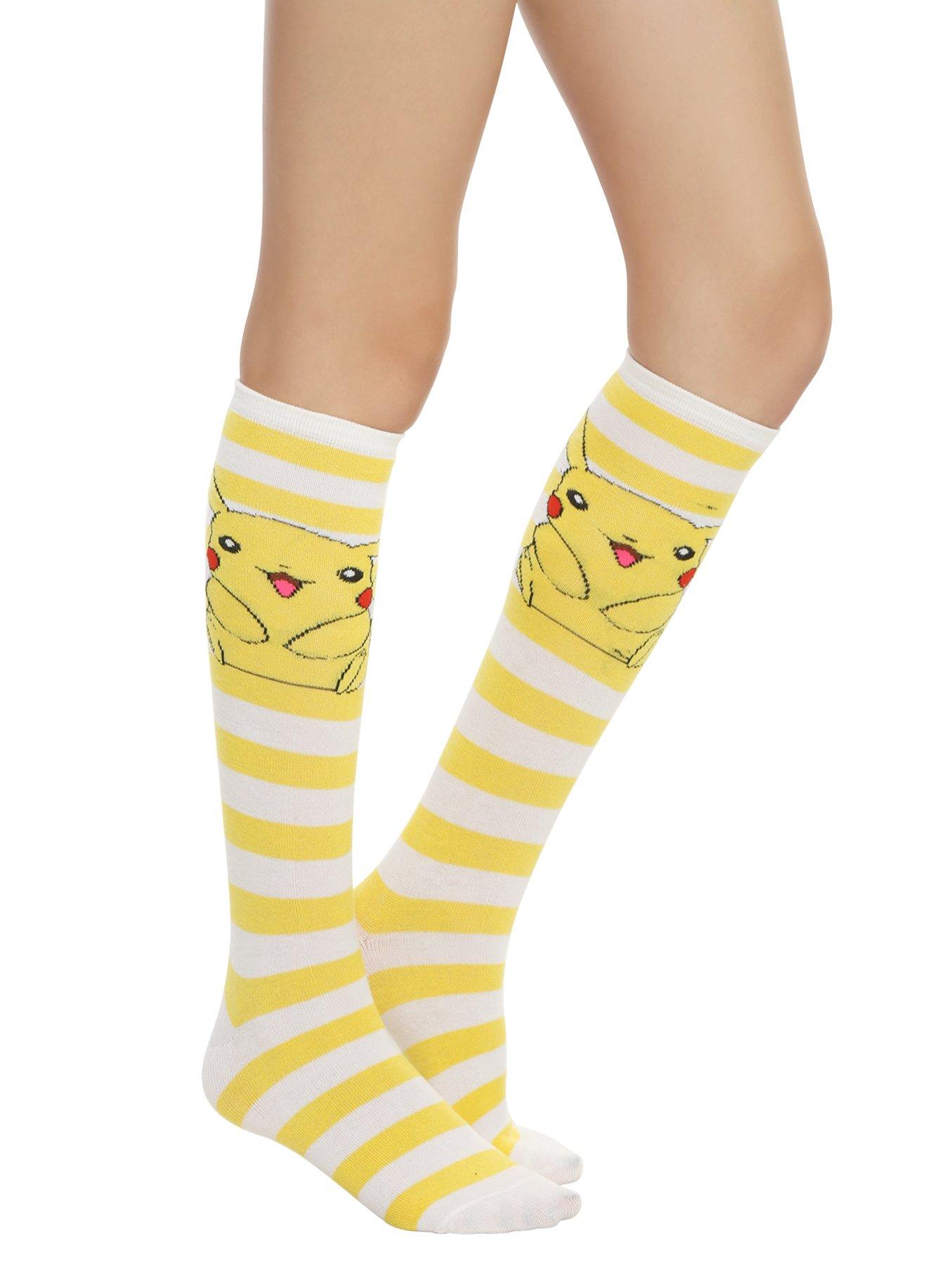 Pokemon Pikachu Knee-High Socks, , hi-res