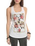 The 1975 Floral Girls Tank Top, WHITE, hi-res