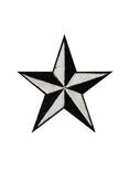 Nautical Star Iron-On Patch, , hi-res
