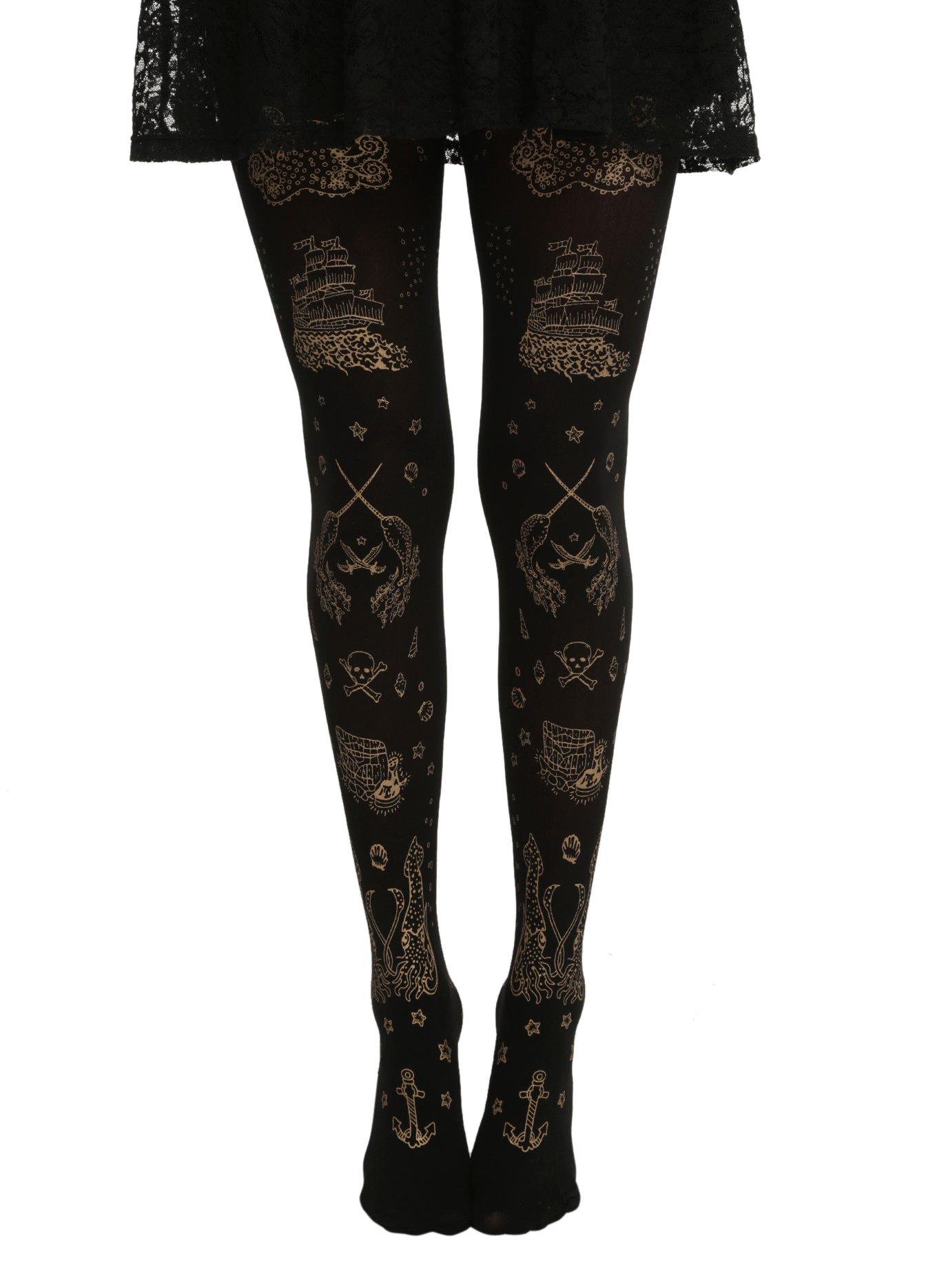 LOVEsick Ship & Sea Tights | Hot Topic