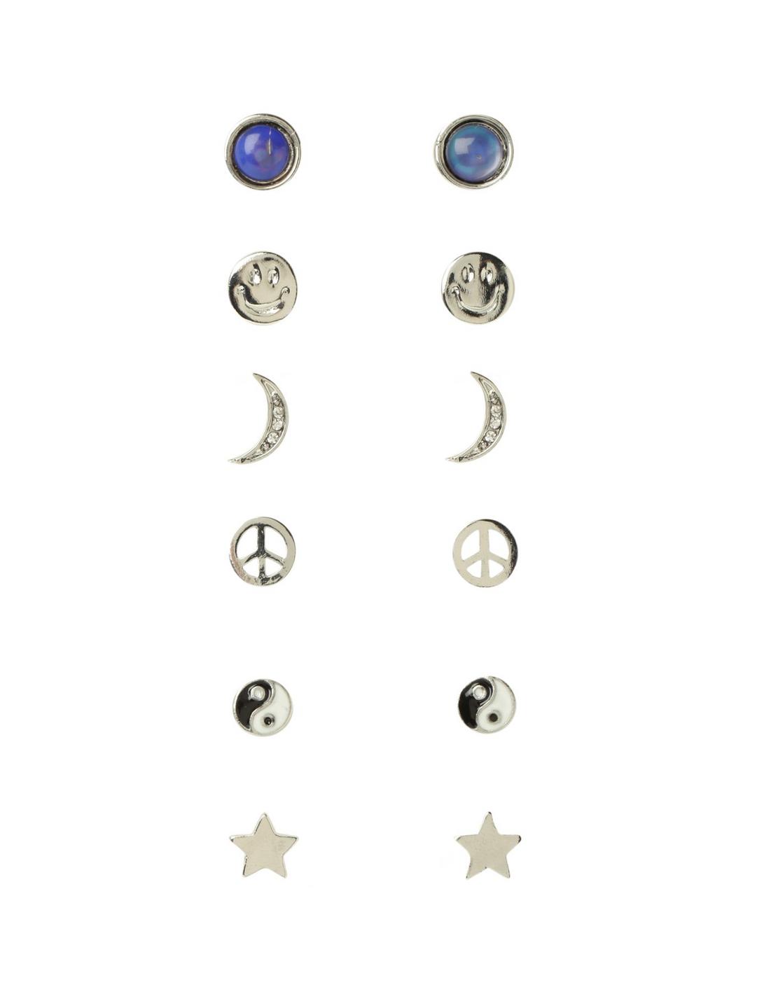 LOVEsick Mood Celestial Earrings 6 Pair, , hi-res